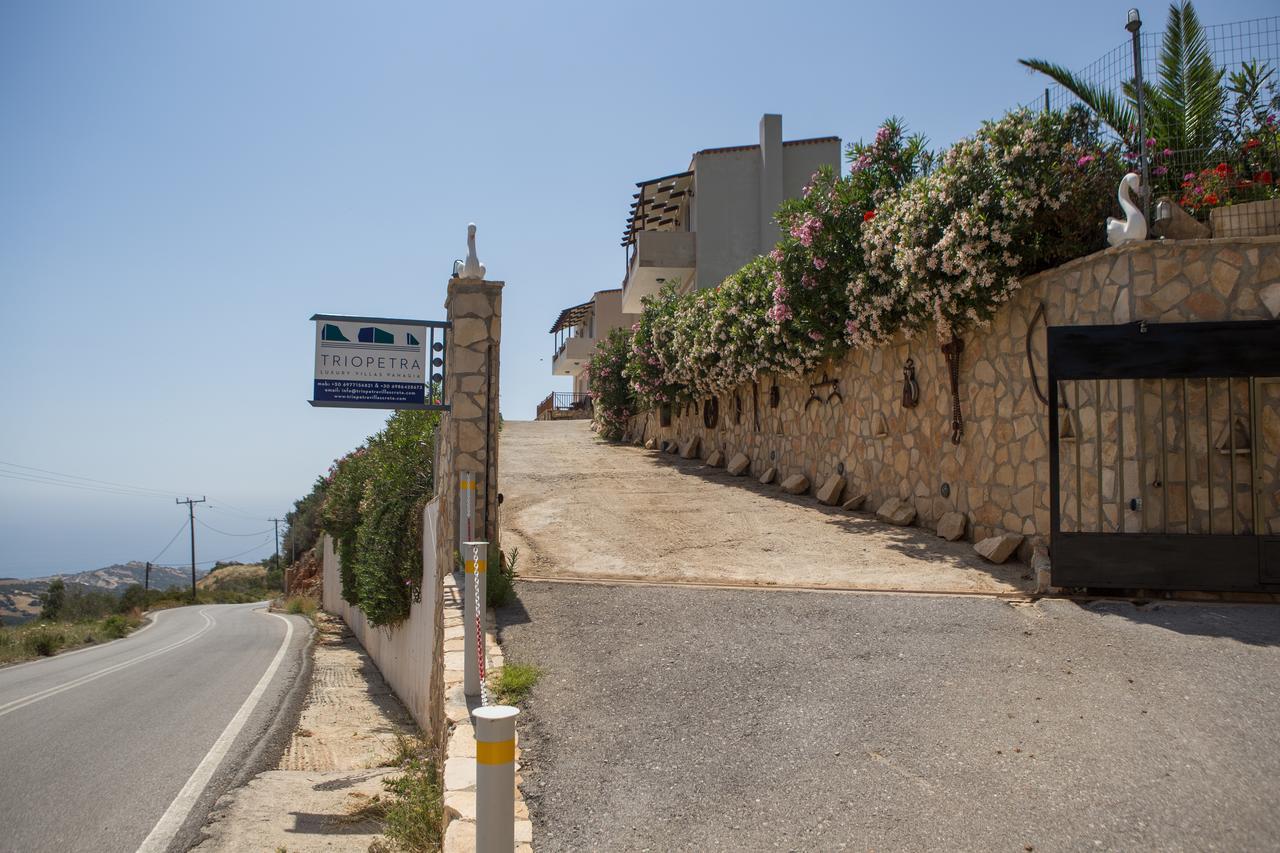 Triopetra Luxury Villas Panagia Kültér fotó